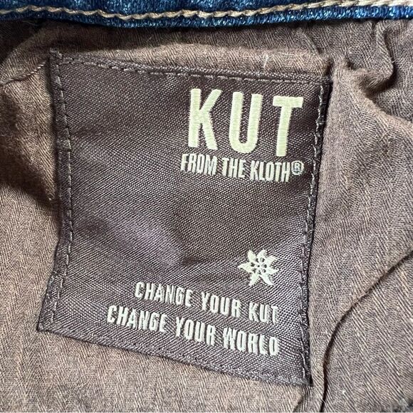Kut from the Kloth Women's Straight Leg Mid Rise Denim Jeans SP333MA2 SZ 8 - Picture 12 of 14